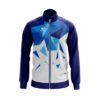 Sports & Athletic Jackets | Custom Sports Jackets For Men White & Blue Color