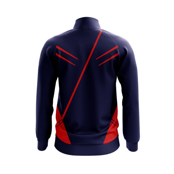 Sports Jacket for Men Navy Blue | GYM and Workout Jacket Navy Blue & Red Color