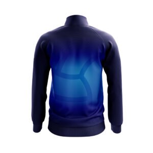 Men’s Running Jacket | Polyester Thermal Sports Jackets Navy Blue & Light Blue Color