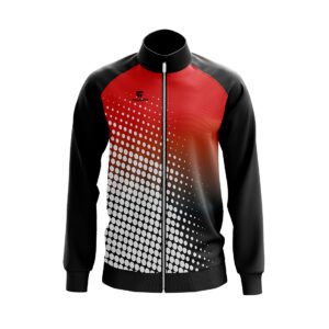Custom Team Jacket Online | Sports Jackets For Men Black, Orange and White Color