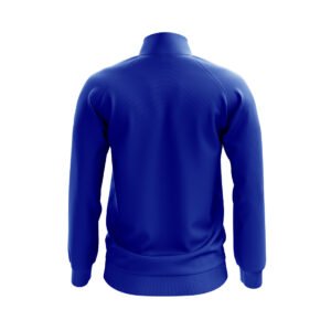 Gym Fitness Sports Wear Jackets for Men’s Royal Blue and Yellow Color