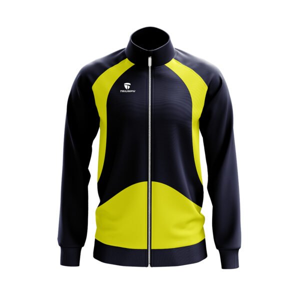 Winter Sports Jacket | Custom Men’s Jackets Black & Yellow Color
