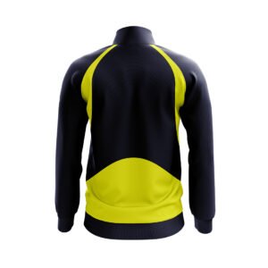 Winter Sports Jacket | Custom Men’s Jackets Black & Yellow Color