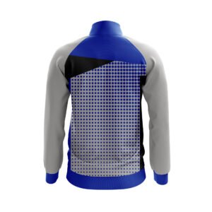 Fitness Sports Jackets for Men | Custom Sportswear Grey, Blue and Black Color