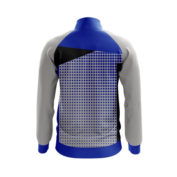 Fitness Sports Jackets for Men | Custom Sportswear Grey, Blue and Black Color
