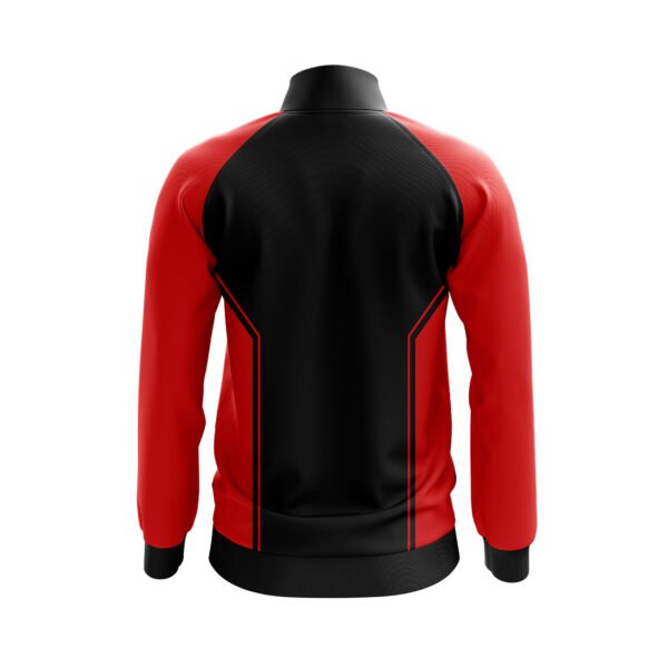 Sports Jackets For Men | Polyester Thermal Jacket Black & Red Color