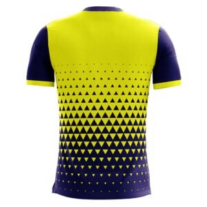 Men's Jogging Dri-Fit T-shirt & Jersey Yellow & Blue Color