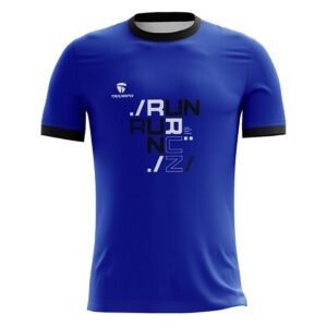 Mens Jogging T-shirt / Jersey Blue Color