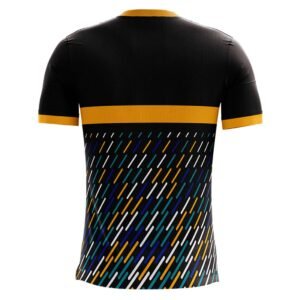 Mens Running / Gym T-shirt & Jersey Black & Yellow Color