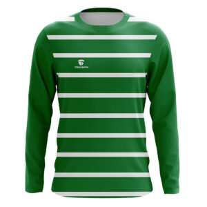 Custom Soccer Goalie Jersey For Men Green & white Color
