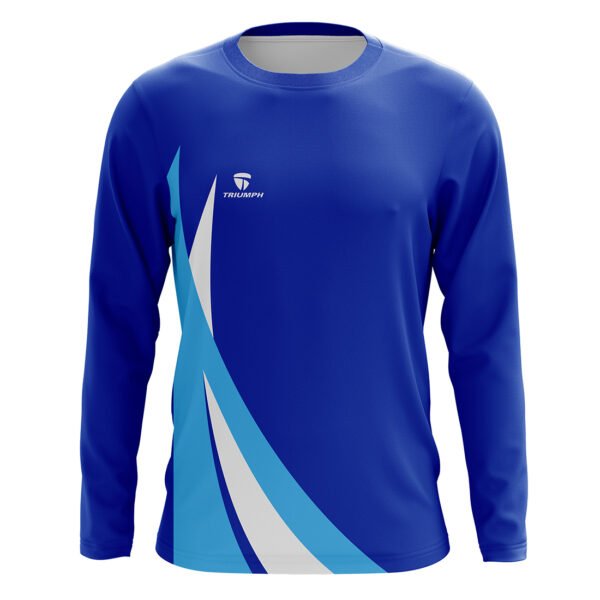 Soccer Goalie Union Jersey Royal Blue, Sky Blue & White Color