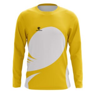 Replica Soccer Goalie T-shirts Yellow & White Color
