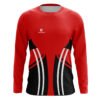 Printed Soccer Goalkeeper jersey Red, Black and White Color