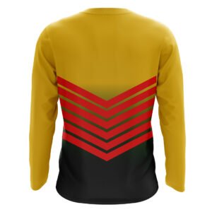 Branded Soccer Goalkeeper Jersey Yellow, Red and Black Color