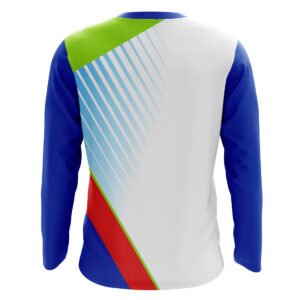 International Player Soccer Goalkeeper Jersey White, Blue, Green and Red Color
