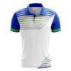 Table Tennis Quick Dry Polo T Shirts for Men White, Blue, Green and Green Color