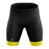 Men Cycling Shorts Gel Tech Padded for Cyclist Black & Yellow Color