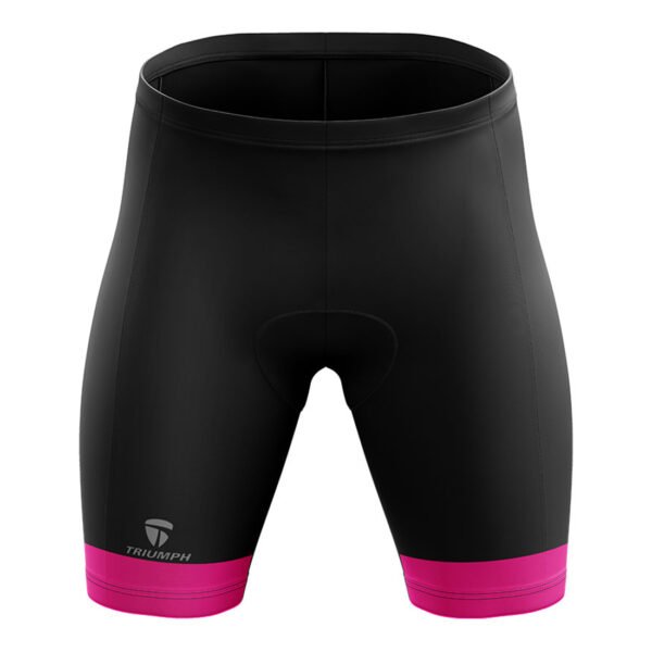 Mens Cycling Bottomwear | Cycling Shorts Padded Tights Half Pant Black & Pink Color
