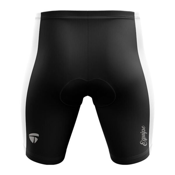 Cycling Shorts Gel Tech Foam Padded Half Pants Tights for Men Black & White Color