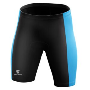 Cycling Shorts for Men | Gel Tech Padded Shorts Quick-Dry Tights Half Pants Black & Sky Blue Color