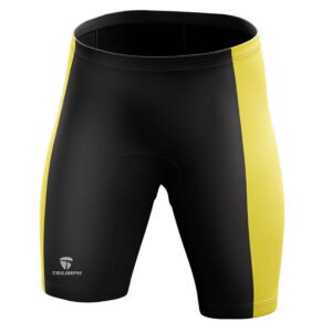 Cycling Shorts for Men?s | Bicycle Padded Tights Half Pant Black & Yellow Color
