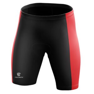 Cycling Shorts for Men?s | Quick-Dry Padded Shorts Half Pants Black & Red Color