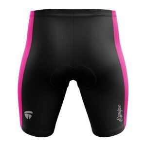 Men?s Padded Cycling Shorts | Road Bicycle Tights Riding Biking Half Pant Black & Pink Color