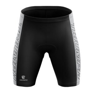 Men’s Cycling Shorts Padded Bicycle Riding Pants Clothes Cycle Wear Tights Black & White Color