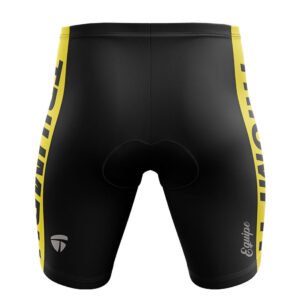 Padded Cycling Bottoms | Men’s Cycling Shorts with Padding Black & Yellow color