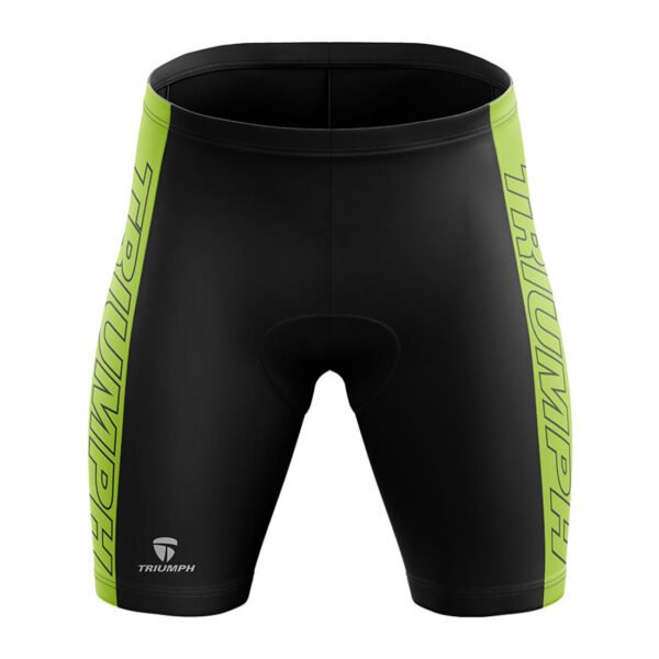 Men’s Cycling Shorts | Padded Shorts Road Bicycle Riding Biking Half Pant Black & Light Green