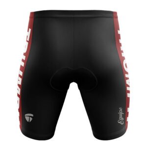 Road Bike Long Ride Padded Cycling Shorts | Cyclist Clothes Black & Red Color