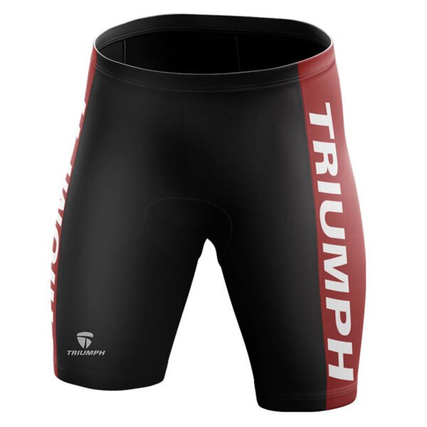 Road Bike Long Ride Padded Cycling Shorts | Cyclist Clothes Black & Red Color