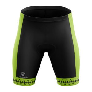 Cycling Shorts for Men | Mountain Ride Gel Tech Padded Tights Black & Green Color