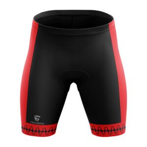 Long Ride Professional Padded Bicycle Shorts | Men Cycling Shorts Black & Red Color