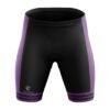 Foam Padded Gel Tech Cycling Shorts for men | Cyclist Clothes Black & Purple Color