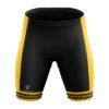 Men’s Cycling Shorts Padded Half Pant Black & Yellow Color