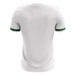 Badminton T-Shirts for Men Printed Collared Sports Jersey Dark Green Color