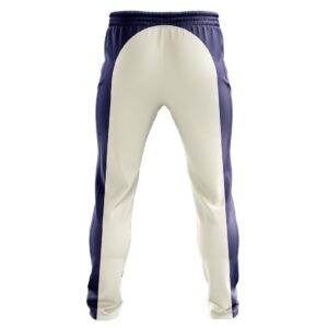 White Cricket Pant with Blue Printed | Men’s Cricket Clothing
