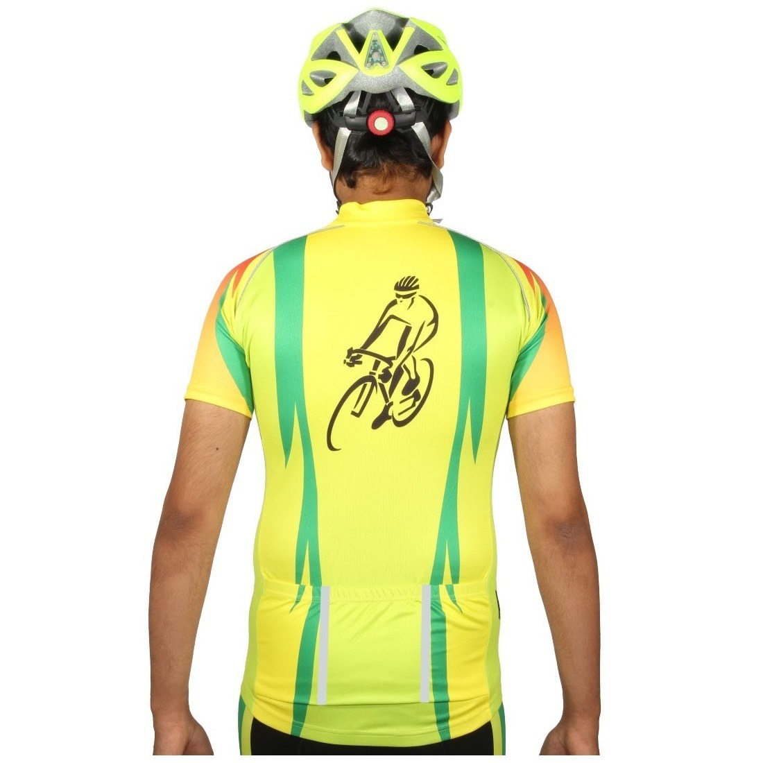 Men’s Cycling Jerseys Tops Biking Shirts Short Sleeve Bike Clothing Full Zipper Bicycle Jacket with Pockets