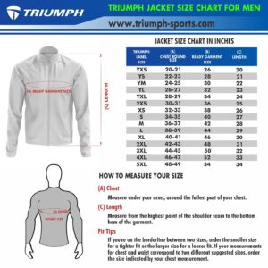 Mens Jackets Size Chart