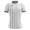 Half Sleeve Kabaddi Jersey | Custom Sportswear White & Grey Color
