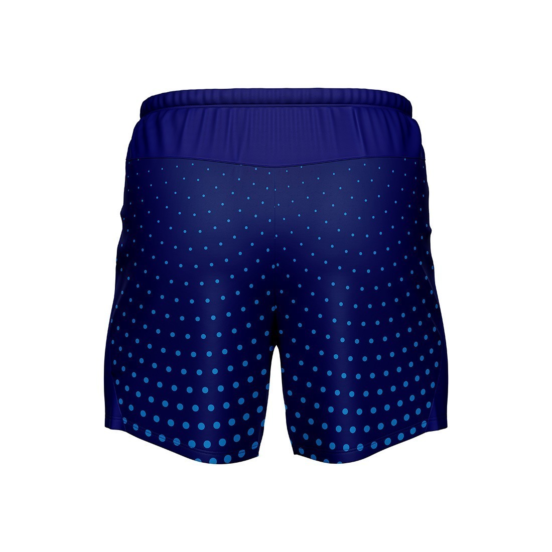 Men’s Running Shorts Quick Dry Athletic Workout Gym Shorts with Zipper Pockets Blue Color