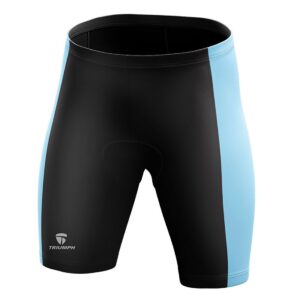 Men’s Foam Padded Cycling Shorts | Bottom Clothing for Cyclist Black & Blue Color