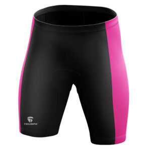 Men’s Padded Cycling Shorts | Road Bicycle Tights Riding Biking Half Pant Black & Pink Color