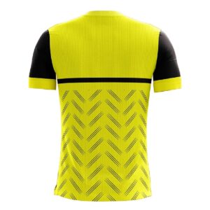 Half Sleeve Cycling T-shirt | Custom Sublimation Cycling Jerseys Yellow & Black Color