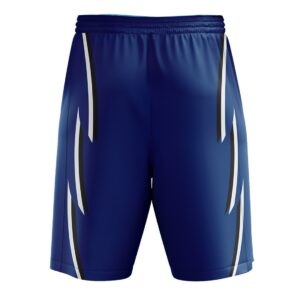 Above Knee Sports Shorts for Workout Practice | Custom Sportswear Blue Color