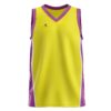 Custom Basketball Team Jersey | Mens Sports Clothing Yellow & Purple Color