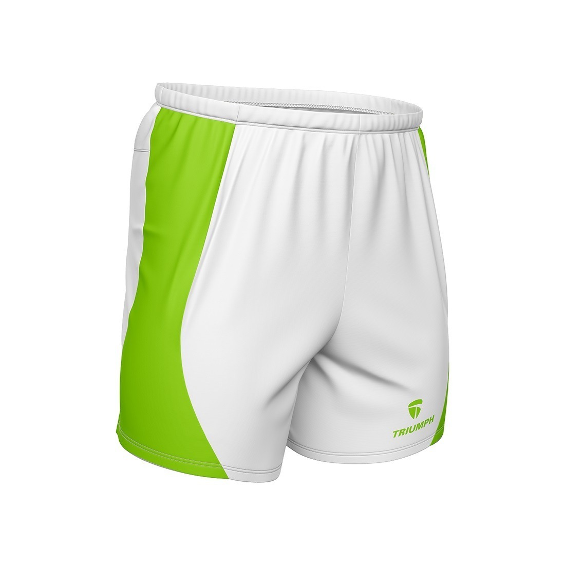 Men’s Designer GYM Workout Exercise Shorts White & Green ColorMen’s Designer GYM Workout Exercise Shorts White & Green Color