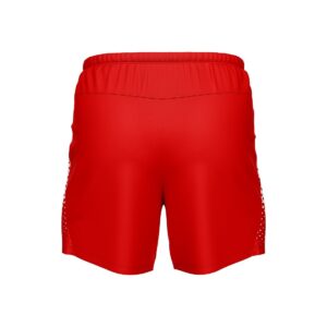 Men’s Gym Shorts | Activewear Workout Sports Bottom Red & White Color
