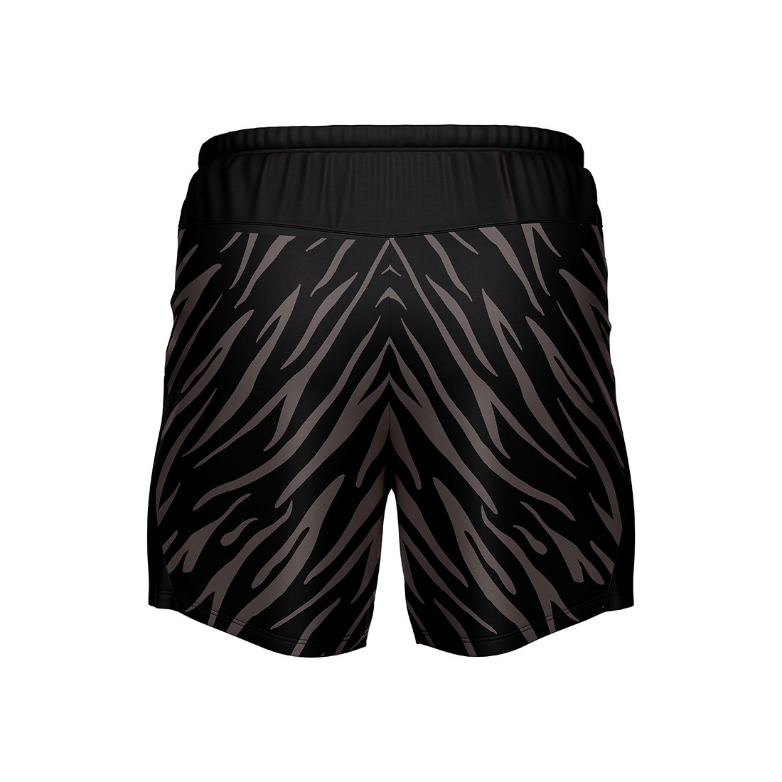 Men’s Exercise Shorts Quick Dry Athletic Workout Gym Shorts with Zipper Pockets Black Color